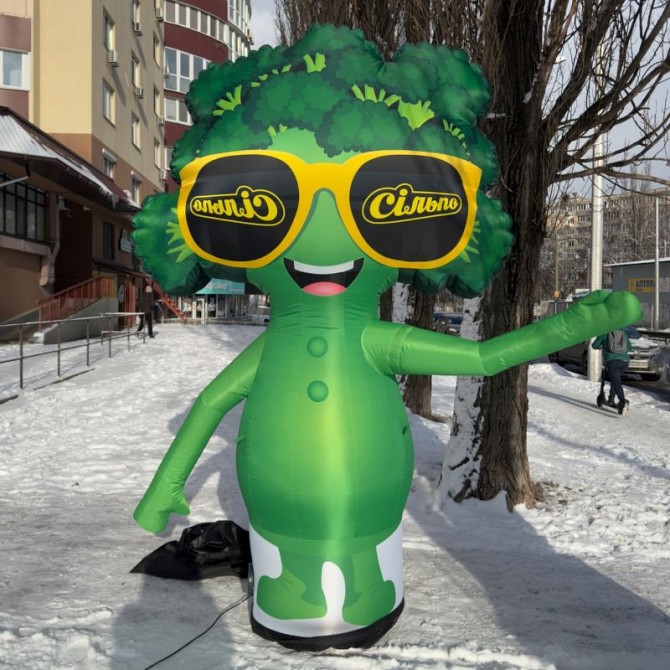 Зазивало надувна реклама для торгівлі, спорту, розваг. 3.4 метри Киев - изображение 1