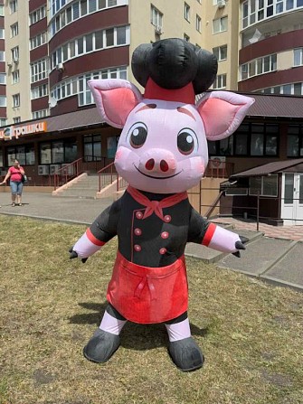 Аниматорский костюм надувной - ходячий щит бренда 240 см 4 часа работы Киев - изображение 1