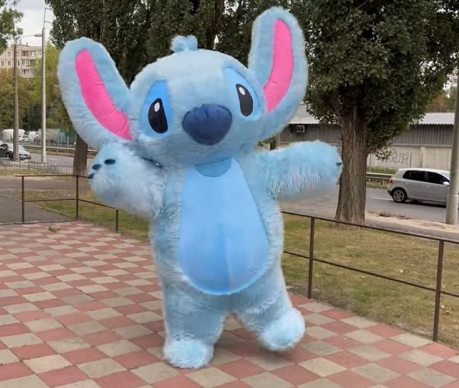 Костюм Стич надувной аниматору 250 см детские праздники, корпоративы Киев - изображение 1