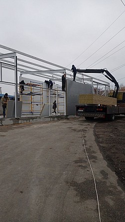 Монтаж сендвіч-панелей, металоконструкцій, профлист Киев - изображение 1